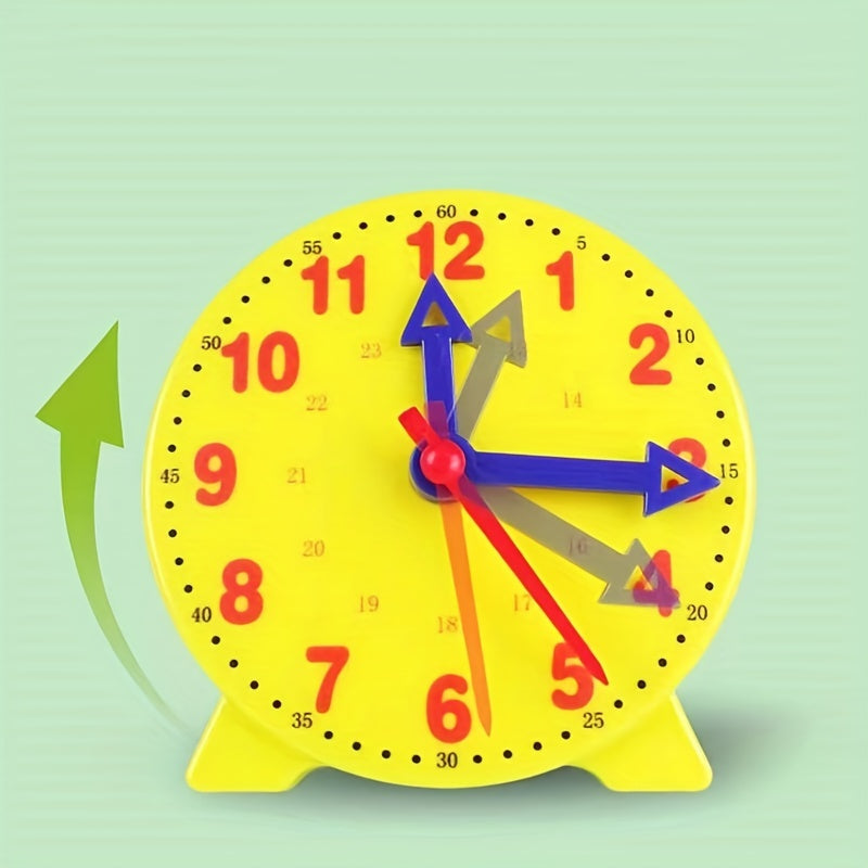 Learning Clock Model Toy for Kids, Three-pin Connection