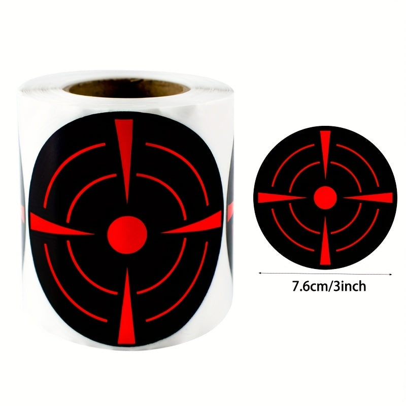 200pcs Adhesive Paper Targets for Shooting Range 7.62cm