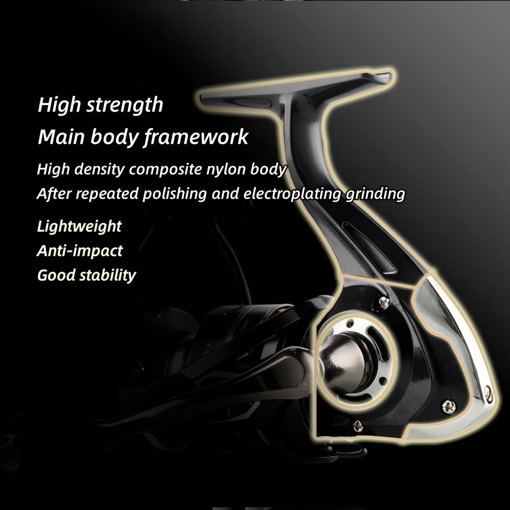 14 Ball Bearings Metal Spinning Fishing Reel for Long Casting & Freshwater