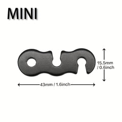 2pcs Aluminum Cord Adjusters for Tent Rope & Backpacking