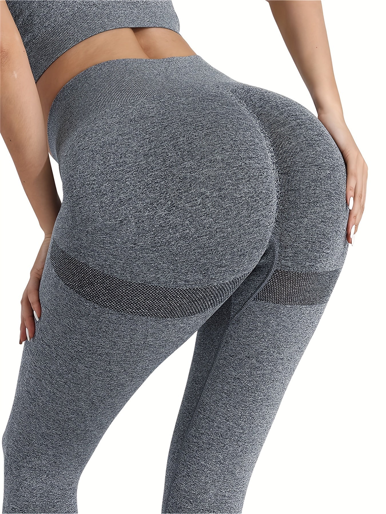 Women's Seamless Hip High Waist Yoga Pants for Gym & Workout