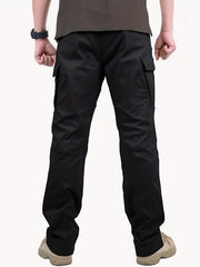 Men's Casual Cargo Pants With Zipper Pockets Male Joggers