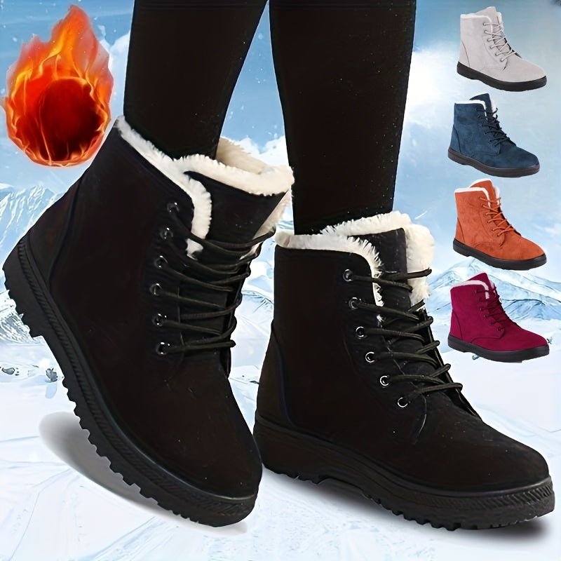 Women's Non slip Snow Shoes Medium Tube Boots Shoes
