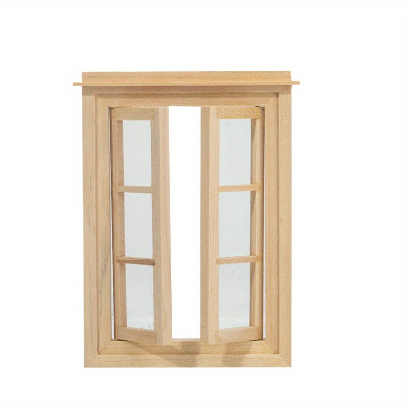 DIY 1:12 Dollhouse Door & Window Kit - Paintable Model Accessories