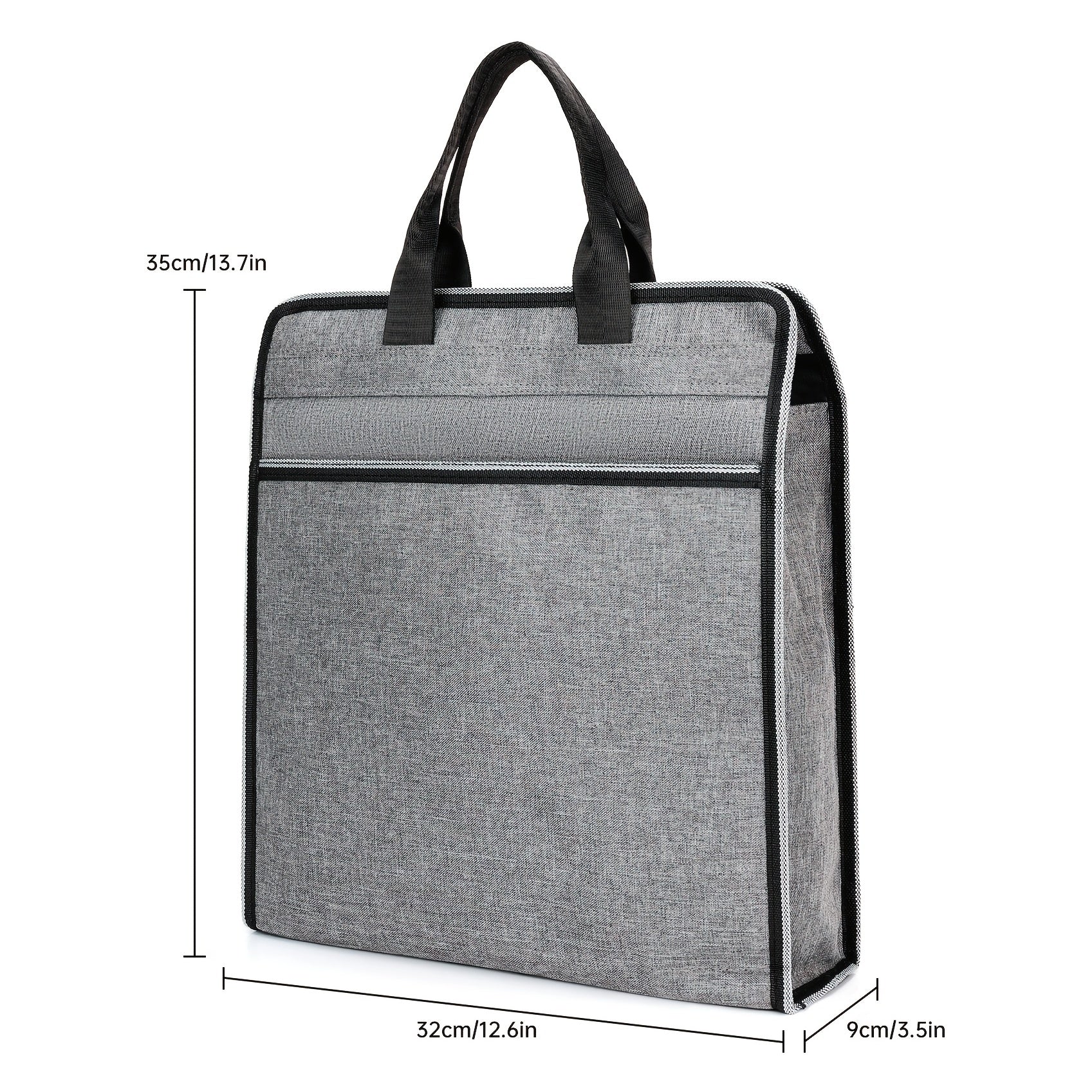 Nylon Office Briefcase File Organizer Bag