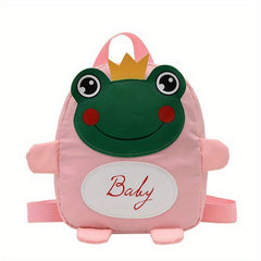 Cute Cartoon Frog Backpack for Kids, Lightweight Portable Schoolbag