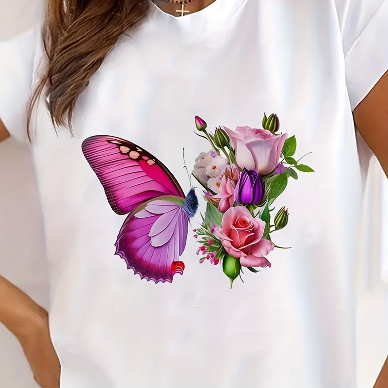 6pcs Butterfly Pattern Iron on Stickers for T shirt Backpack Pillow