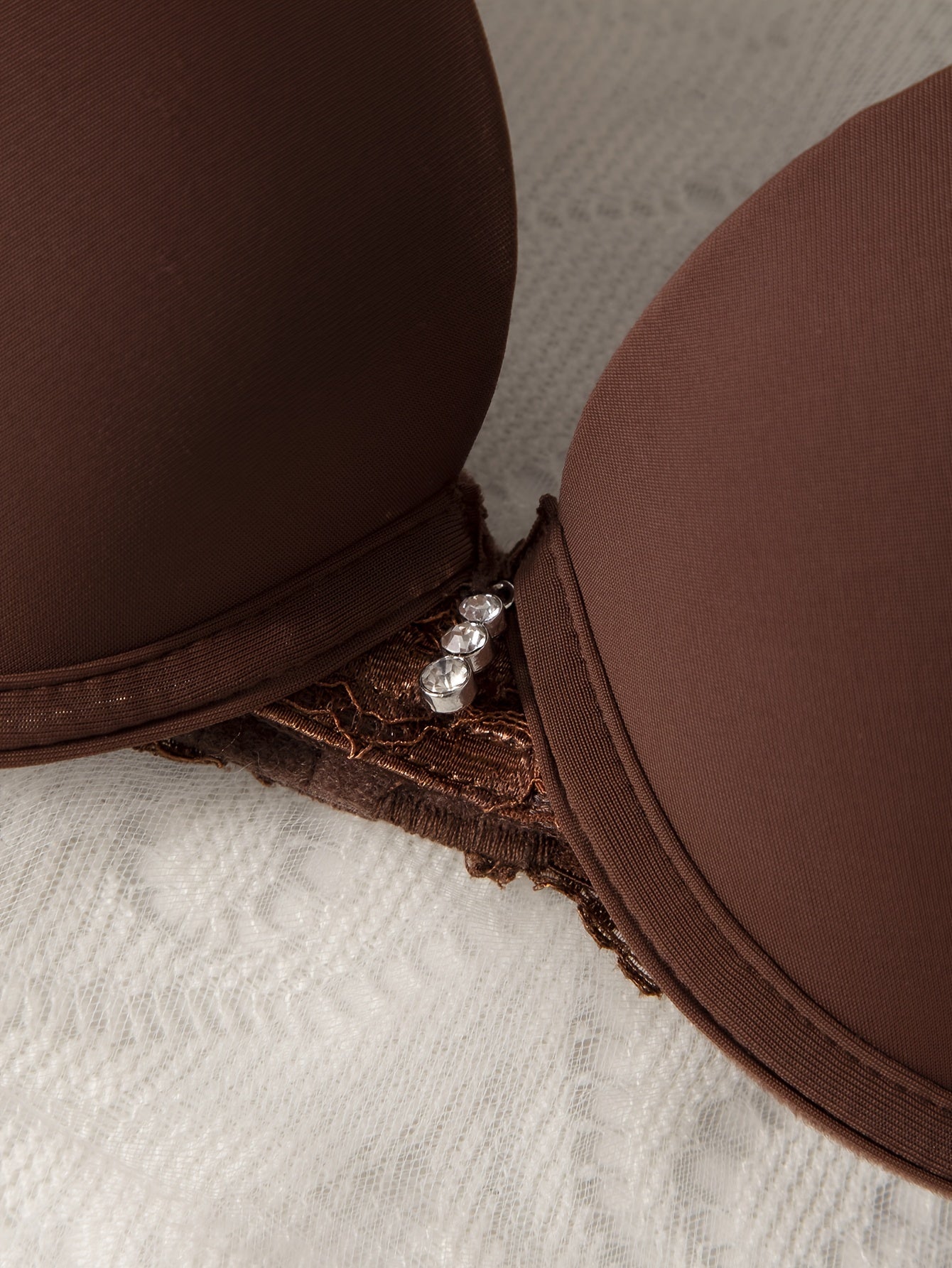 3pcs Lace T Shirt Bras Breathable Push Up Women's Lingerie