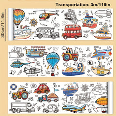 Cm Students' Drawing Scroll Coloring Paper Roll Sticky DIY Painting Drawing
