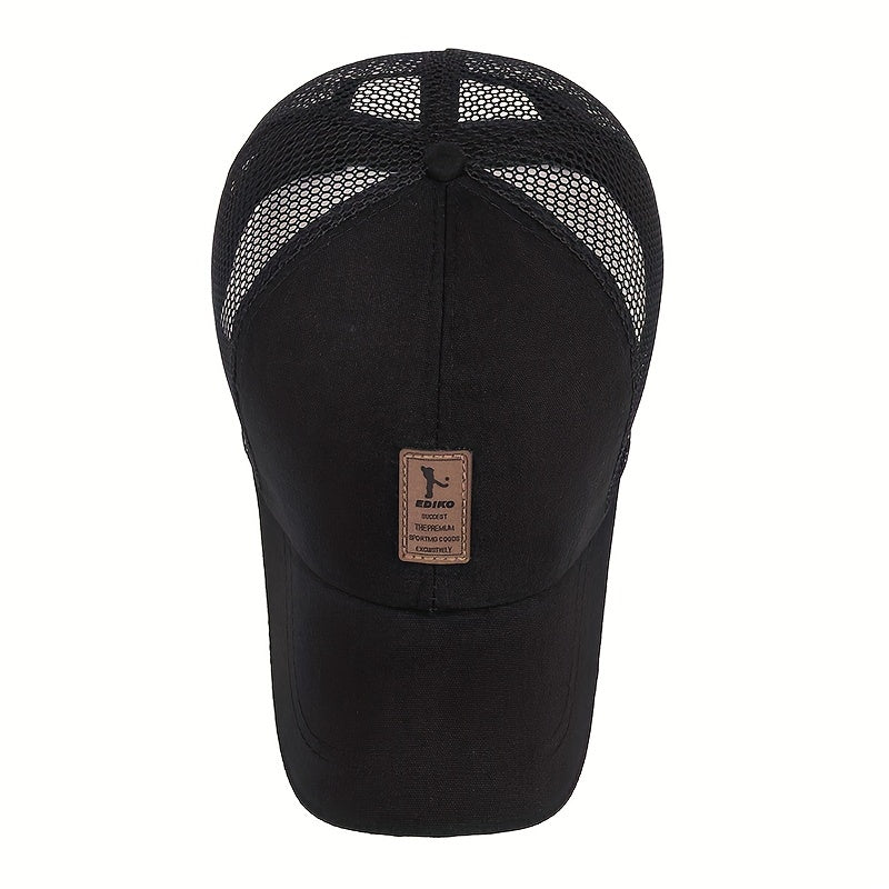 Breathable Men's Trucker Baseball Cap for Golf and Sports