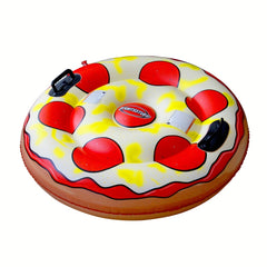 Winter Inflatable Snow Toy Skiing Circle With Handle Snow Sled