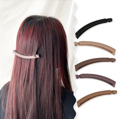 Large Matte Banana Hair Clip for Thick Hair