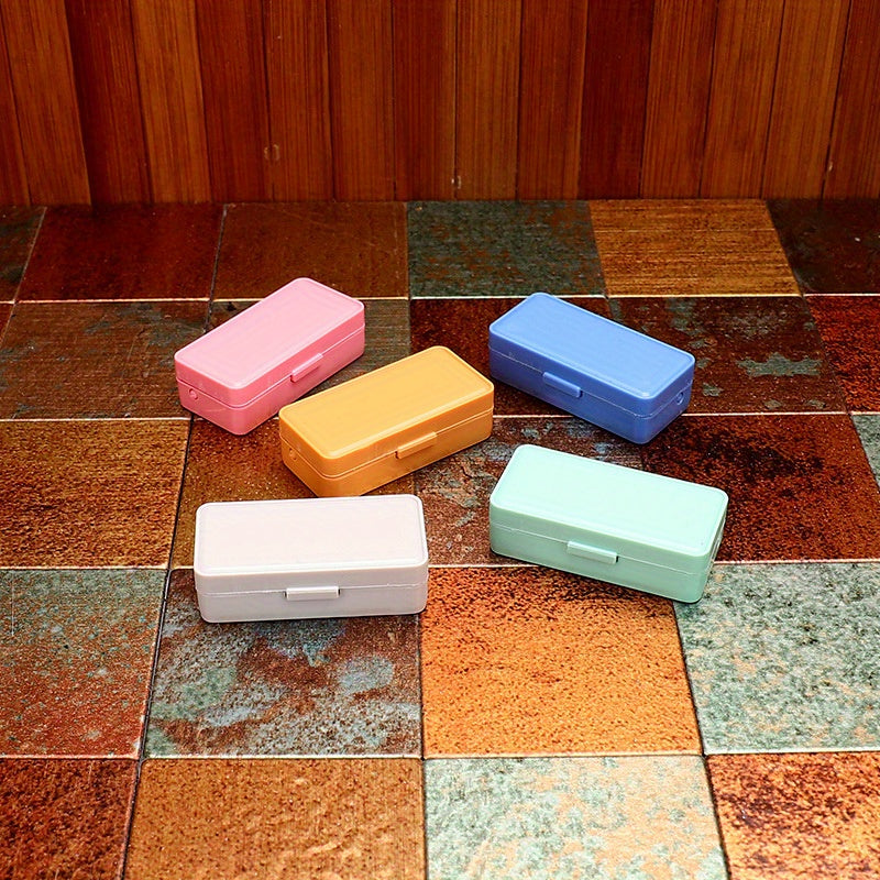 Mini Dollhouse Pencil Case Double Layer Stationery Box