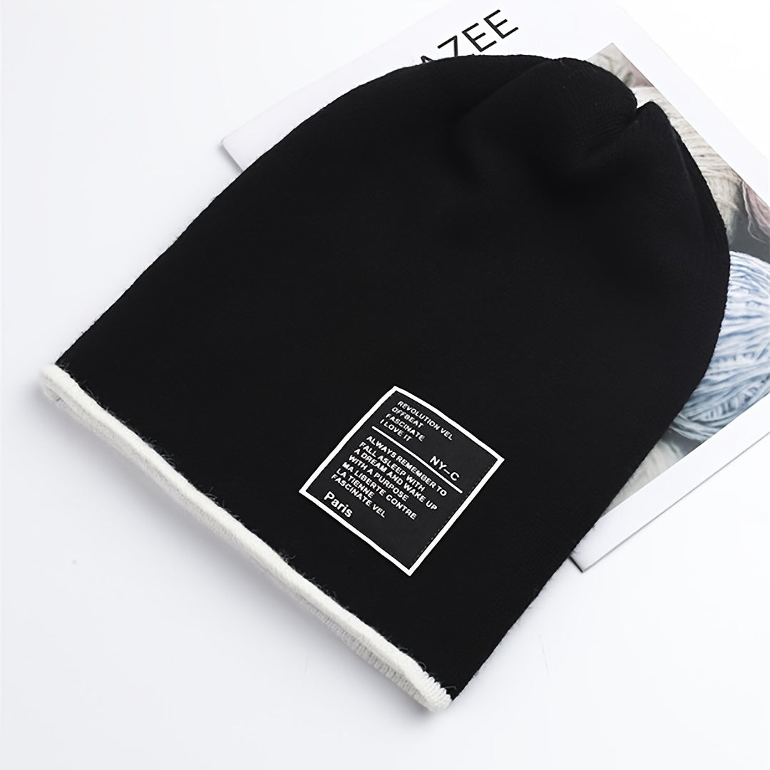 Classic Chunky Knit Beanie Hat Unisex Snow Ski Skull Cap