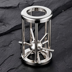 Stainless Steel Cage Challenge Game Puzzle Toy Ideal Gift for Adults