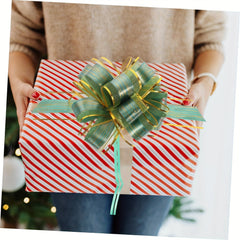 20pcs Plastic Bow Ornaments Party Supplies Gift Wrap Christmas Props