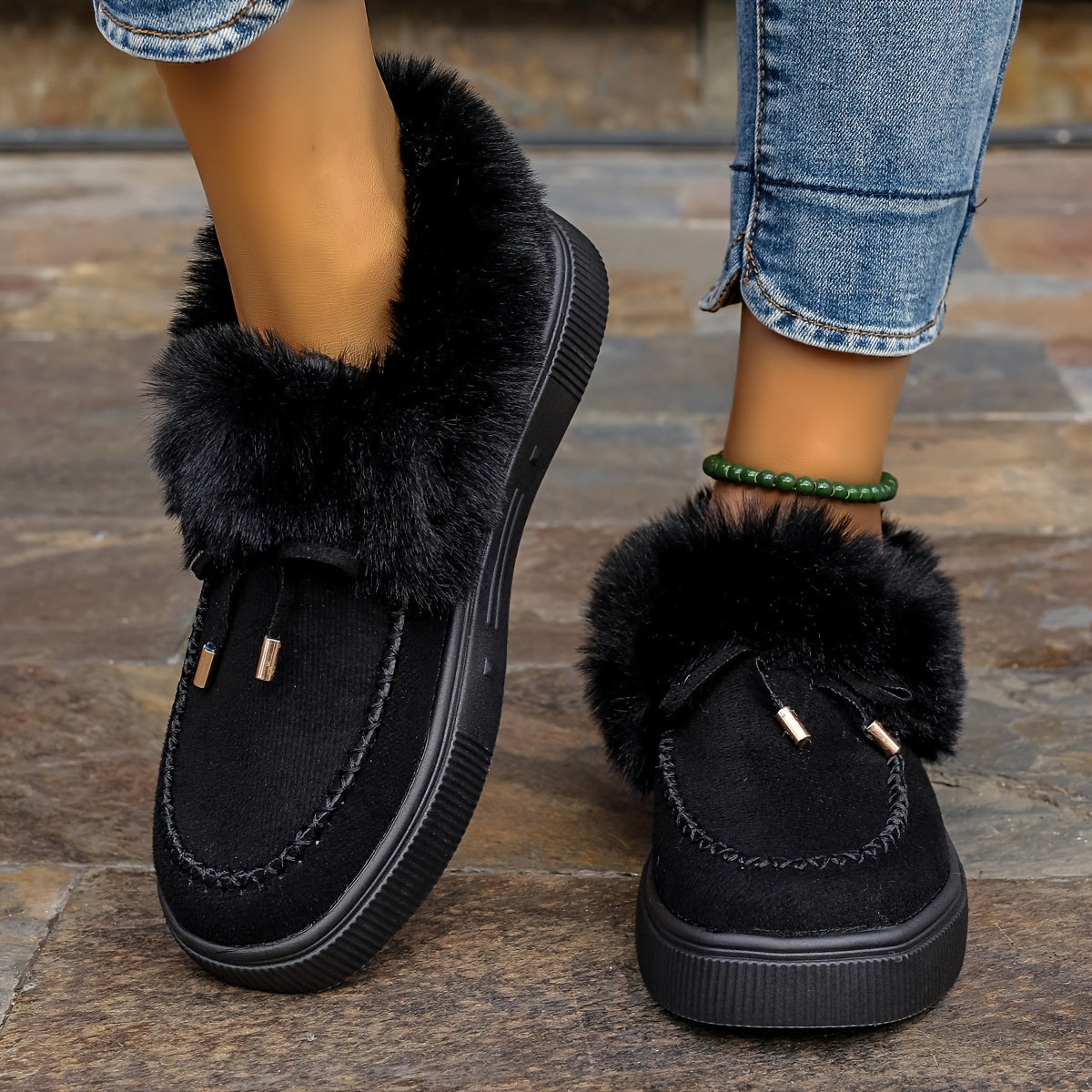 Women's Winter Snow Shoes Non-slip Warm Ankle Shoes