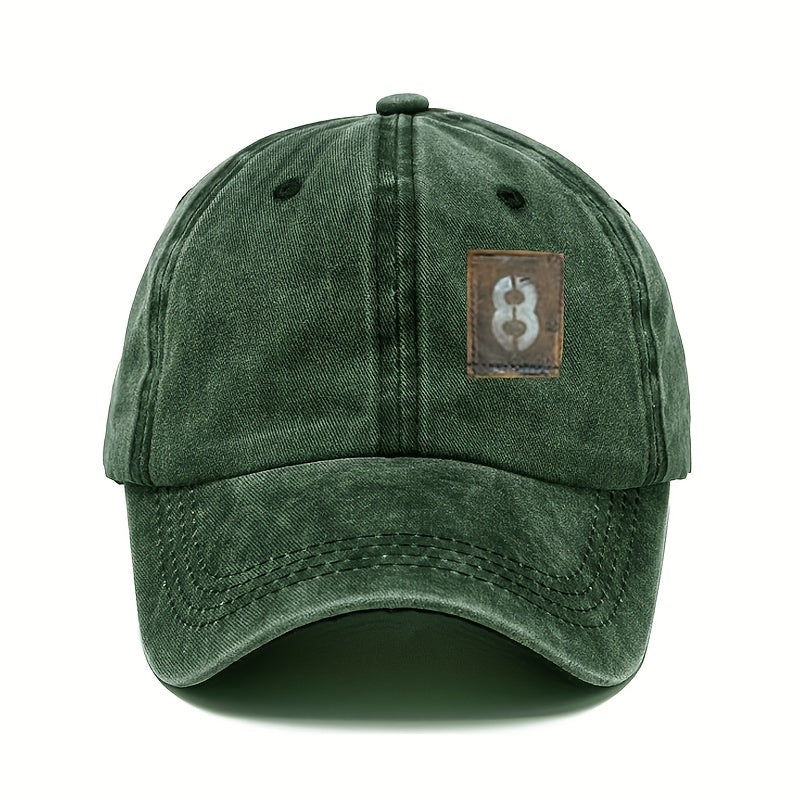 Distressed Vintage Baseball Cap Printed Hat