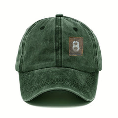Distressed Vintage Baseball Cap Printed Hat