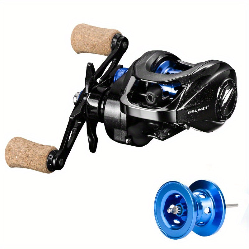BILLINGS BH Series 6 5 1 Gear Ratio 18LB Max Drag Baitcasting Reel