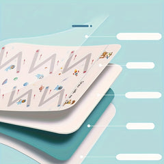Reusable Practice Book Set with Pens and Stickers