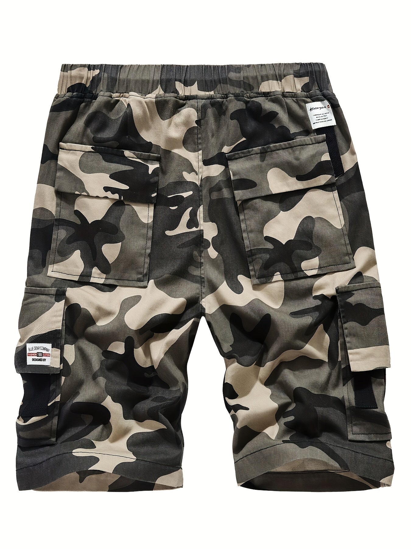 Men's Camo Cargo Shorts for Spring and Summer