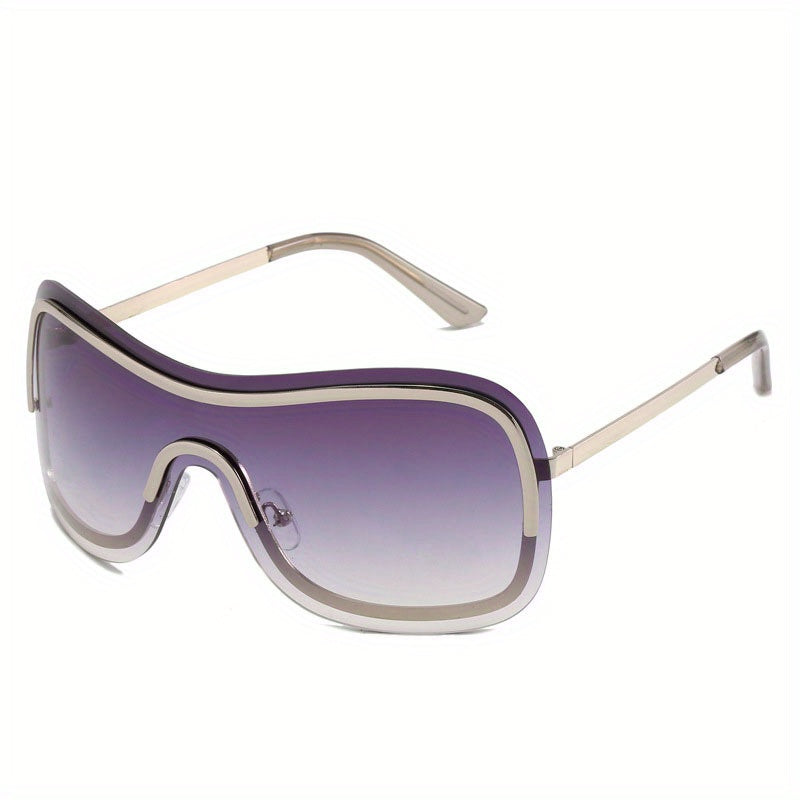 Y2K Gradient Rimless Sunglasses UV400