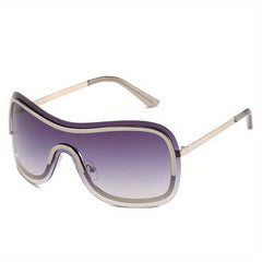 Y2K Gradient Rimless Sunglasses UV400