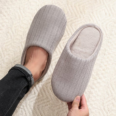 Men's Cozy Fuzzy Slides Soft Slippers Plush Comfy Non-slip Home Shoes