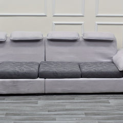 Waterproof Jacquard Leaf Pattern Sofa Slipcover with Cushion Cover