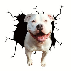 French Bulldog Car Sticker 3D Simulation
