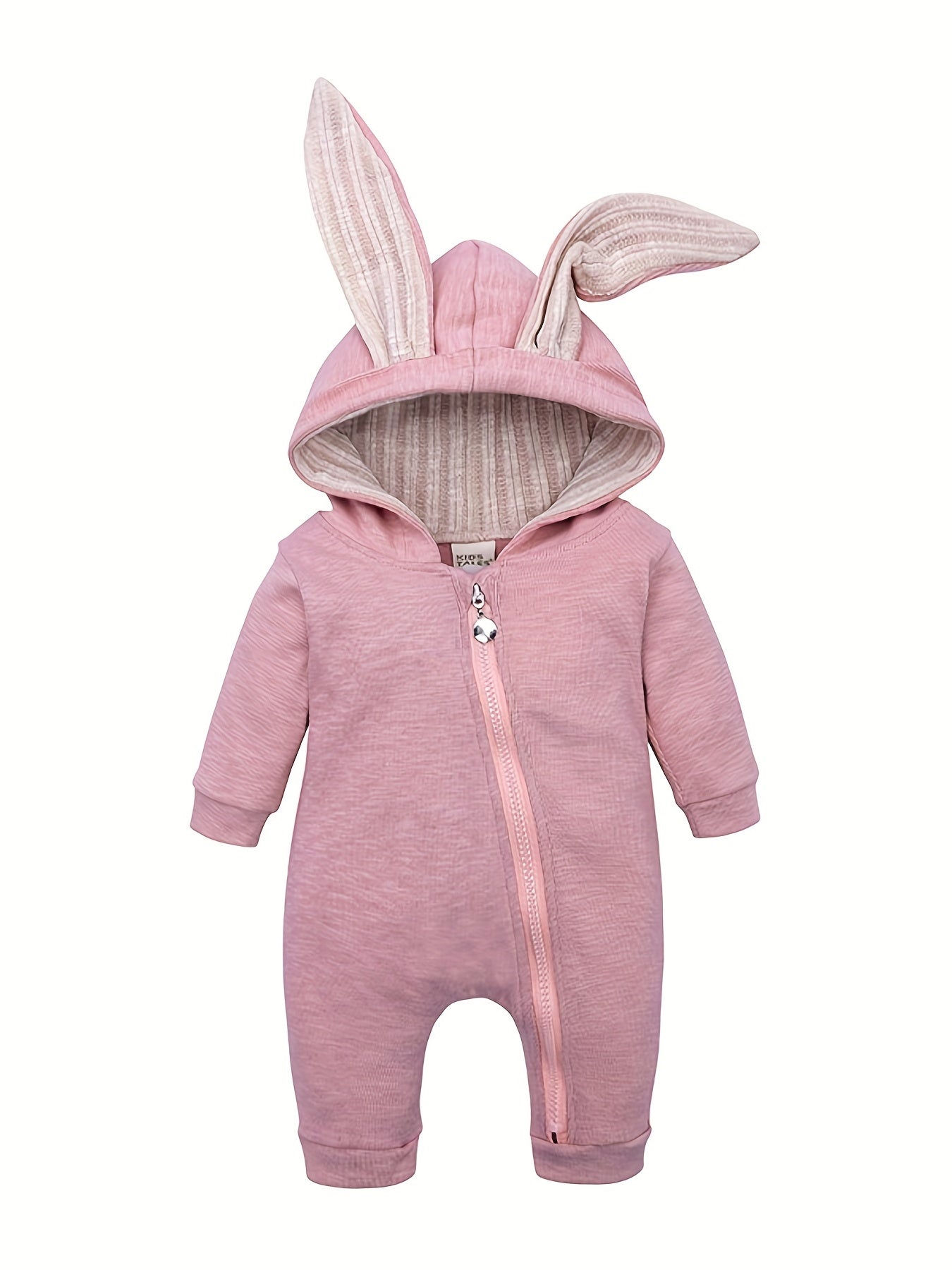 Newborn Bunny Ears Hooded Jumpsuit