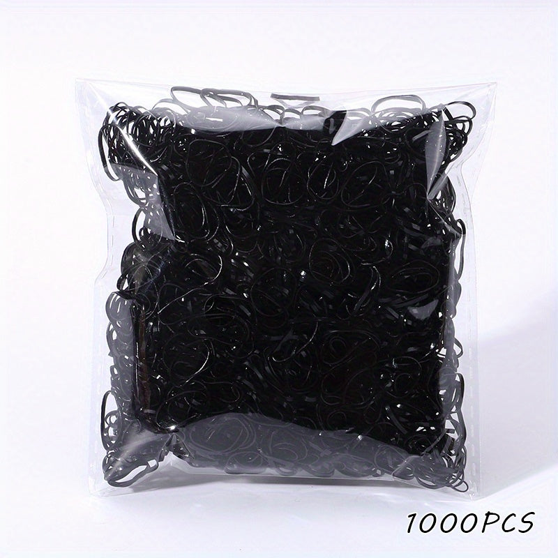 100pcs Solid Hair Ties for Ponytails Scrunchies