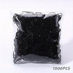 100pcs Solid Hair Ties for Ponytails Scrunchies