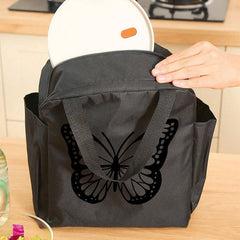 Leakproof Insulated Lunch Bag Butterfly Design