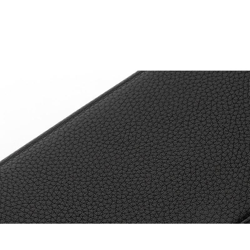 Men's Leather Zipper Long Business Wallet Phone Holder