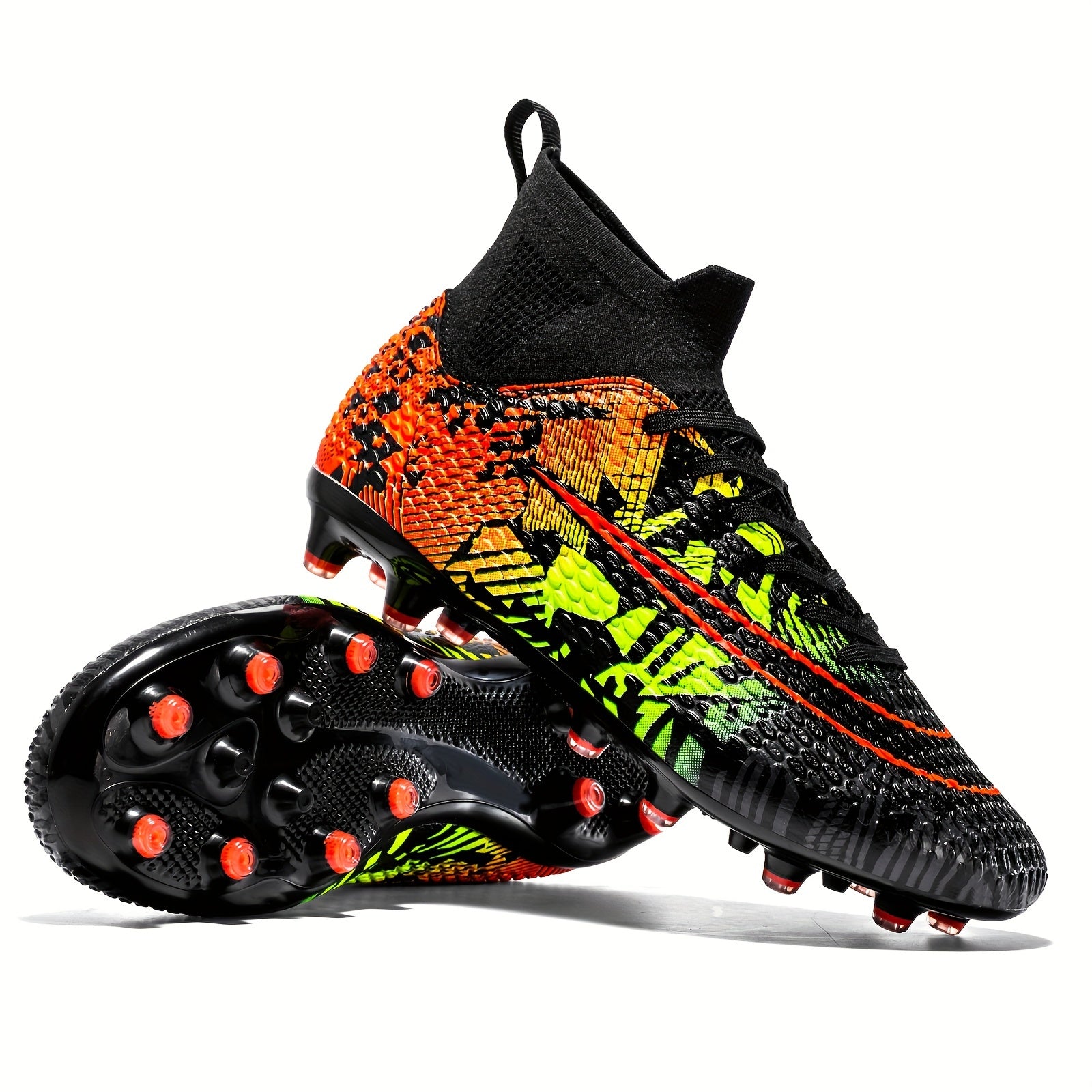 Boy's High Top Non Slip AG Football Cleat