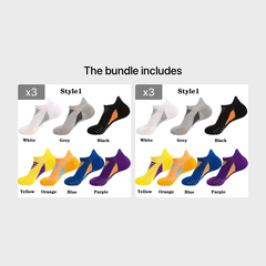 Men's Athletic Ankle Socks for Sports Running Cycling