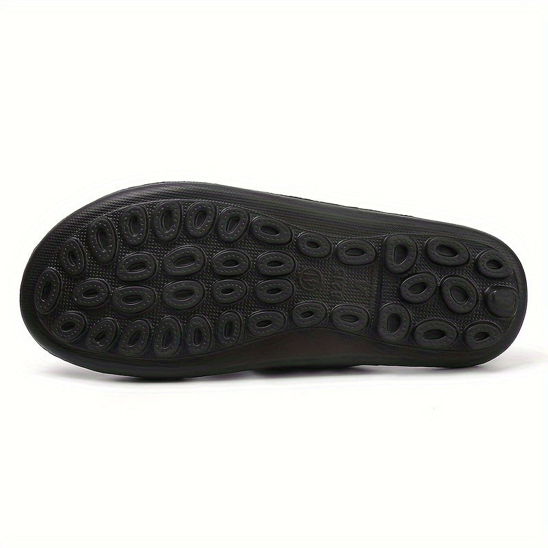 Men's Solid Breathable Slides Casual Slippers For Outdoor