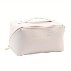 Large Capacity Cosmetic Bag Zipper Portable Makeup Organizer