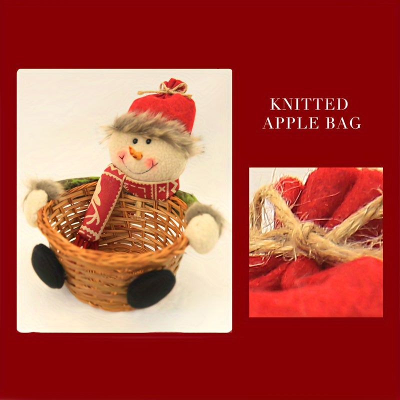 Christmas Snowman Fruit Basket Party Supplies