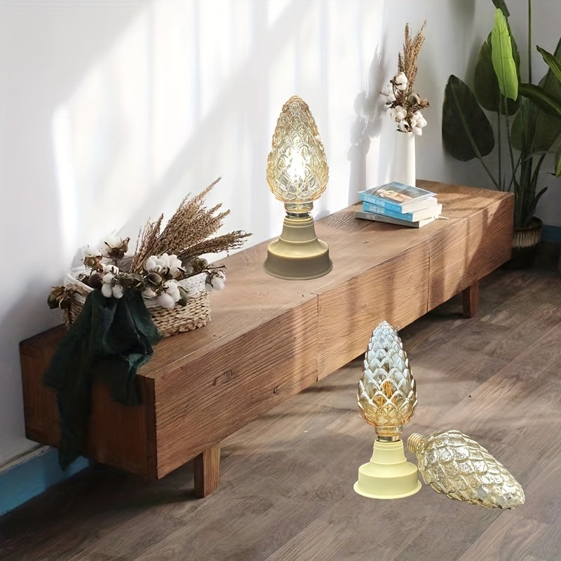 Golden Pine Cone Diamond Night Light T45A60