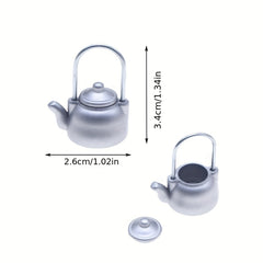 Vintage Kettle Models for Dollhouses Tiny Kitchen Tools