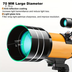 150X Zoom Telescope with Portable Tripod
