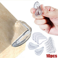 10pcs Water Drop Anti-collision Corner Children's Transparent Furniture Table