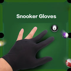 3 Finger Billiard Gloves Snooker Pool Left/Right Hand One Size Fits All