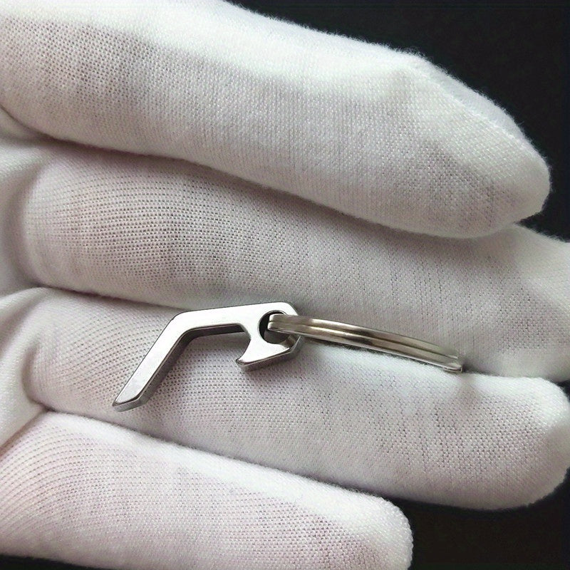 Stainless Steel Mini Bottle Opener Keychain for Camping