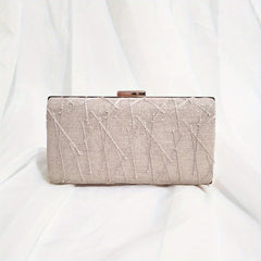 Stylish Clutch Wallet Evening Bag with Chain Strap