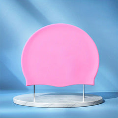 Unisex Silicone Swim Cap Waterproof Non Slip Elastic Men Women