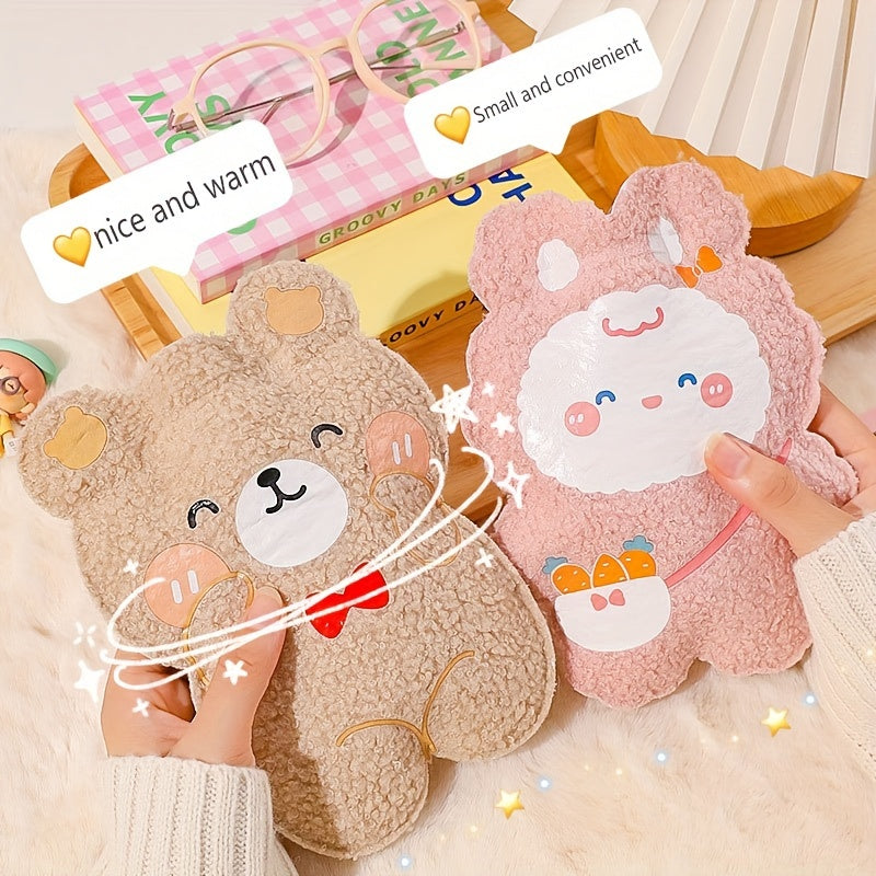 Cartoon Plush Hot Water Bag Teddy Soft Hand Warmer Office Outdoor Activities